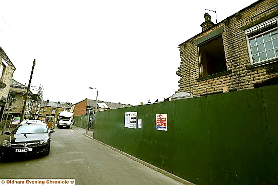 Buckley Street today: extensive rebuilding still needed 