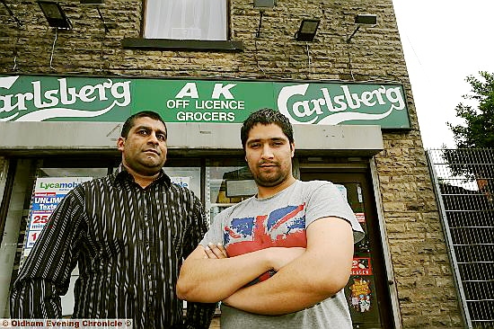 ATTACKED . . . Abrar Ahmad (left) and his friend Hamza Ali
ATTACKED . . . Abrar Ahmad (left) and his friend Hamza Ali