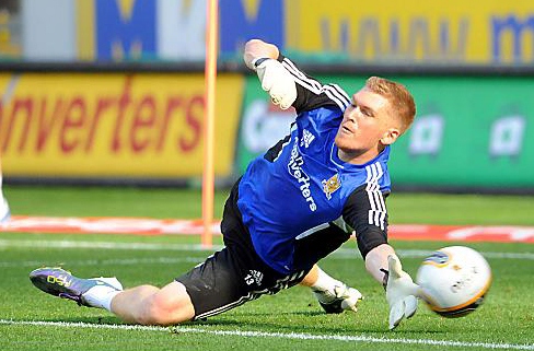 WARMING UP: Athletic target Mark Oxley in action for Hull City. 
