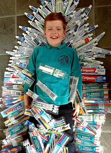NATHAN - and lots of toothbrushes!
NATHAN - and lots of toothbrushes!