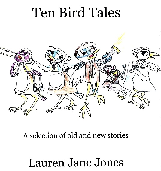 THE cover of Lauren’s book - with her own illustrations  

