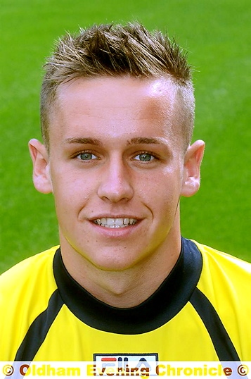 HIGH HOPES . . . teenage goalkeeper Luke Simpson HIGH HOPES . . . teenage goalkeeper Luke Simpson