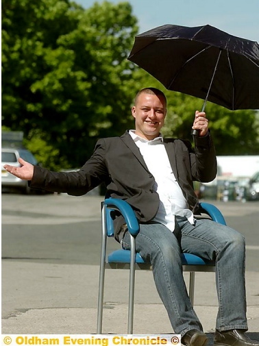 CLIMATE change project . . . Safeguard’s Ben Ingham
CLIMATE change project . . . Safeguard’s Ben Ingham