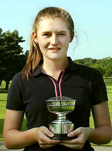 Louisa Brunt - Lancashire Ladies under 15 champion 