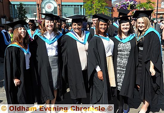 WE DID IT! Graduates (l-r) Gemma-Lyn King, Michelle Burns, Niela Kouser, Claire Calland, Emma Colling and Nicole Batey.
WE DID IT! Graduates (l-r) Gemma-Lyn King, Michelle Burns, Niela Kouser, Claire Calland, Emma Colling and Nicole Batey.