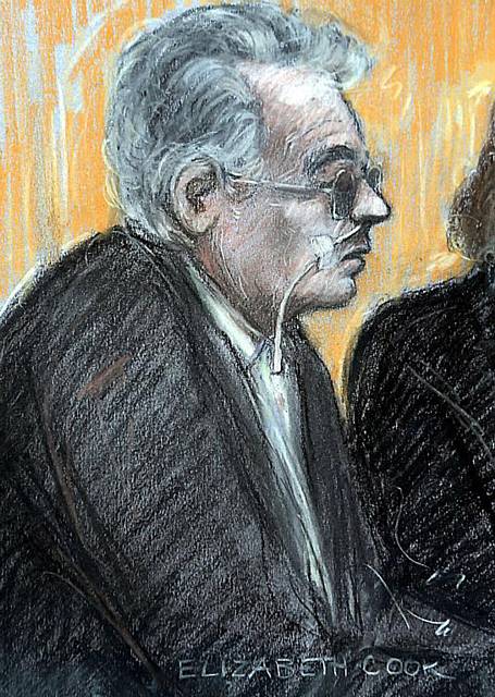 Court artist of Moors Murderer Ian Brady. Court artist of Moors Murderer Ian Brady.
