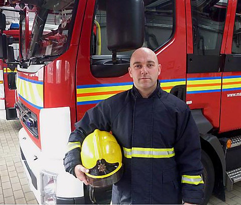 Oldham Firefighter Steven Rudol 