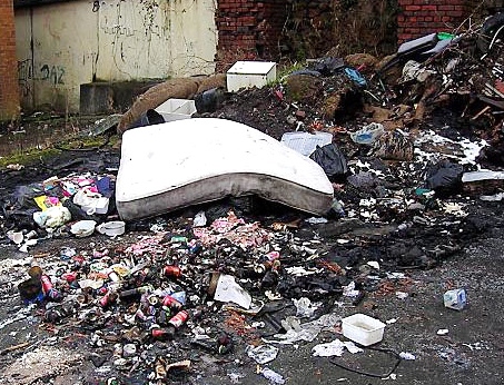 The tipped rubbish that led to Sabina Akhtar
The tipped rubbish that led to Sabina Akhtar