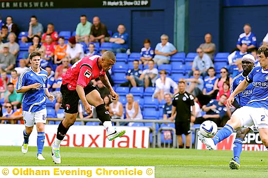 Athletic striker Jonson Clarke-Harris will be out to continue his impressive pre-season form tonight.
Athletic striker Jonson Clarke-Harris will be out to continue his impressive pre-season form tonight.