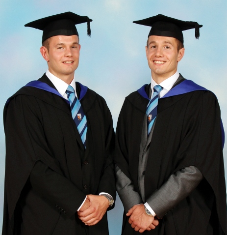 TWIN SUCCESS: Mark and Michael Arrowsmith 
