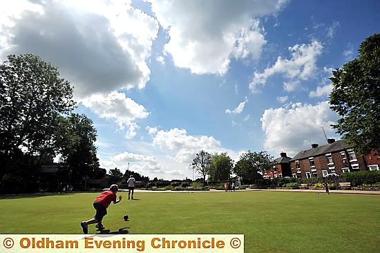FLAG FLYING: Dunwood Park in Shaw 