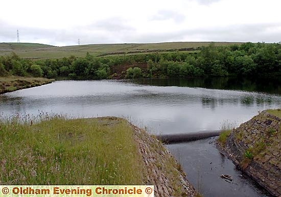 Brushes Clough Reservoir — up for auction.
Brushes Clough Reservoir — up for auction.