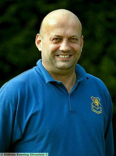 Oldham member of the GM bowling team Andy Buckley 