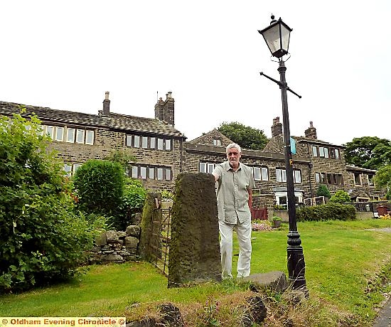 LEAVE our lights alone: Councillor Royce Franlkin at Harrop Green
LEAVE our lights alone: Councillor Royce Franlkin at Harrop Green