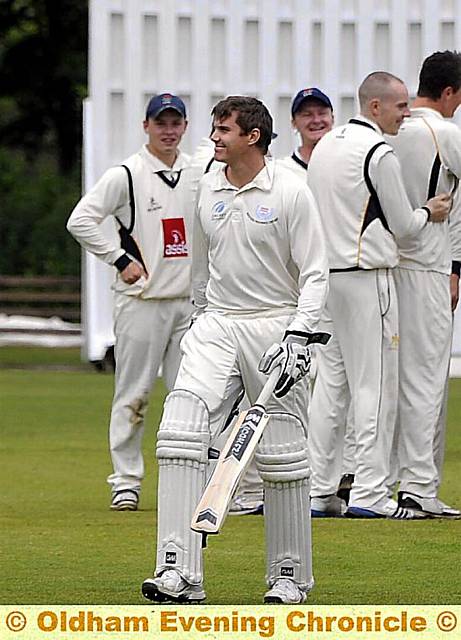 SAME OLD STORY: Michael Pote endured a typical slice of bad luck at Heywood in the John Willie Lees Wood Cup when he was run out after a shot from the opposite end was deflected on to the stumps by Riley Paterson. SAME OLD STORY: Michael Pote endured a typical slice of bad luck at Heywood in the John Willie Lees Wood Cup when he was run out after a shot from the opposite end was deflected on to the stumps by Riley Paterson.
