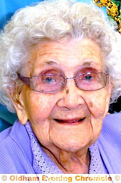 Rose on her 100th birthday
Rose on her 100th birthday