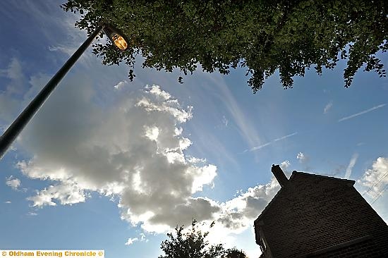 PERMANENT FEATURE: the lamp in Gladstone Terrace Road, Greenfield.
PERMANENT FEATURE: the lamp in Gladstone Terrace Road, Greenfield.
