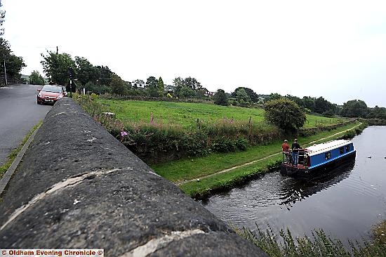 THE canalside land off Sam Road, Diggle 
