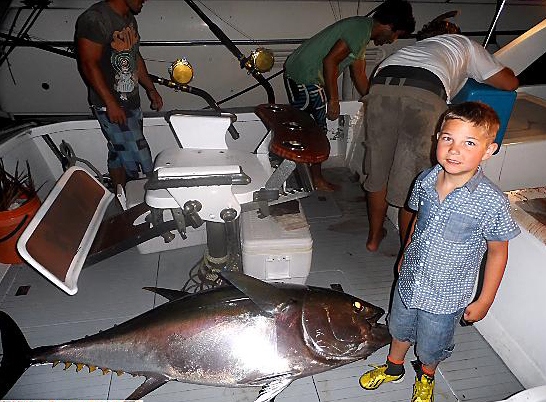 Eden and the giant tuna
Eden and the giant tuna