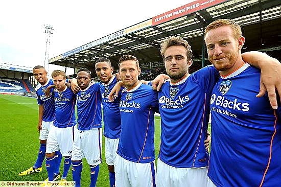 ATHLETIC have plenty of attacking options this season. Pictured are, from the left: Jonson Clarke-Harris, James Dayton, Sidney Schmeltz, Cristian Montano, Charlie MacDonald, Jose Baxter and Adam Rooney.
ATHLETIC have plenty of attacking options this season. Pictured are, from the left: Jonson Clarke-Harris, James Dayton, Sidney Schmeltz, Cristian Montano, Charlie MacDonald, Jose Baxter and Adam Rooney.