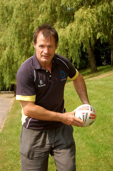 ON the ball: Steve Molloy, head coach at the new rugby league academy at Oldham College
ON the ball: Steve Molloy, head coach at the new rugby league academy at Oldham College