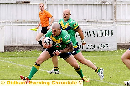 DAVE Cookson is expected to partner Josh Crowley at centre on Sunday. DAVE Cookson is expected to partner Josh Crowley at centre on Sunday.
