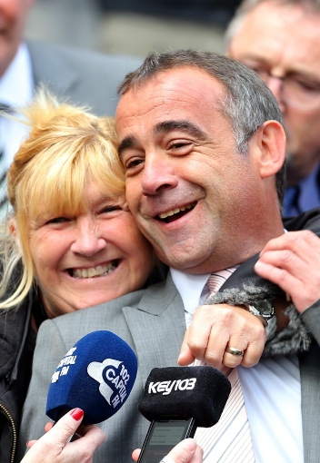 Le Vell yesterday outside Manchester Crown Court after the verdicts had been announced.  

