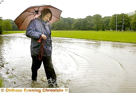 Flashback to 2007 when Saddleworth Show was called off because of flooding on Churchill playing fields 