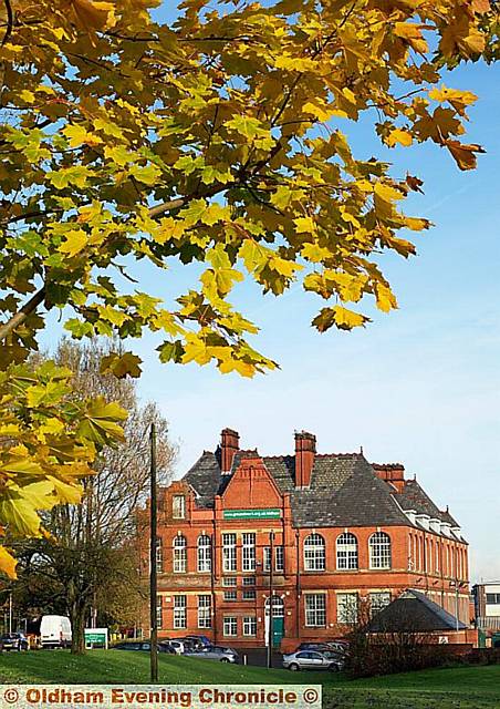 STILL a landmark . . . the distinctive red brick building as it is today  


