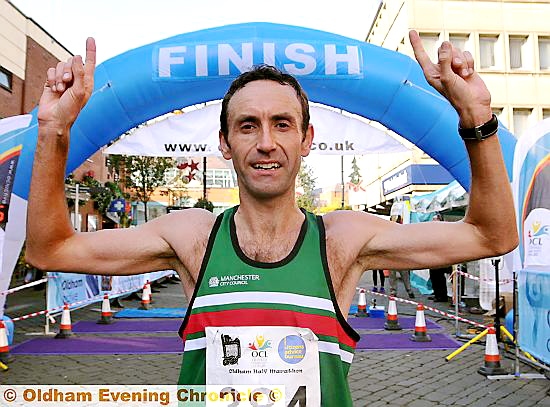 WINNER . . . Gareth Raven, of Sale Harriers