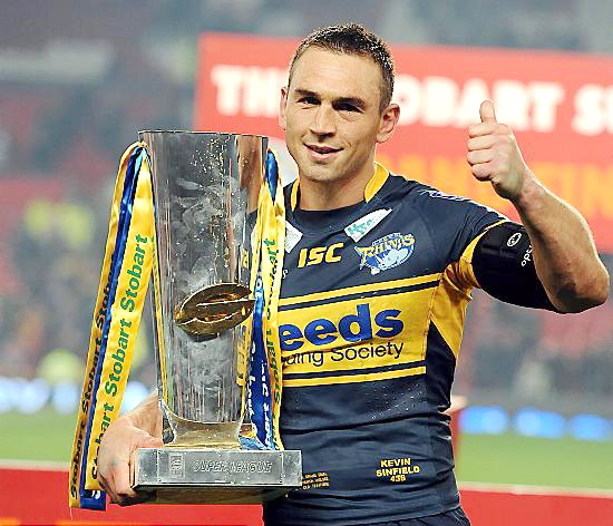 WINNER . . . RL star Kevin Sinfield