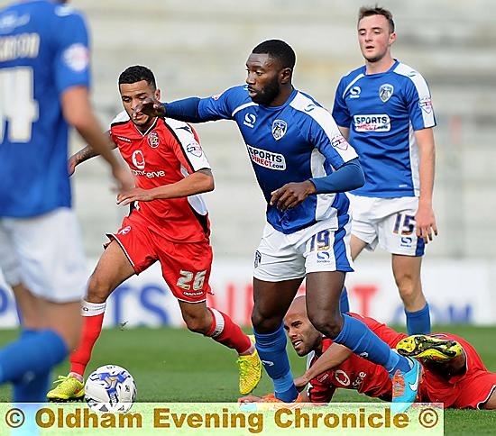 LOOKING SHARP . . . Jabo Ibehre could start after impressing in training.