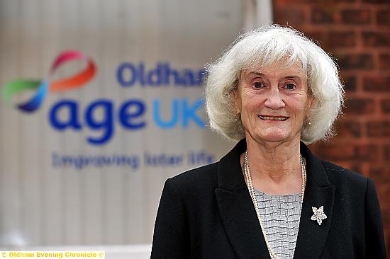 AGE UK Oldham chair Jill Read: oversees the £2 million turnover organisation AGE UK Oldham chair Jill Read: oversees the £2 million turnover organisation
