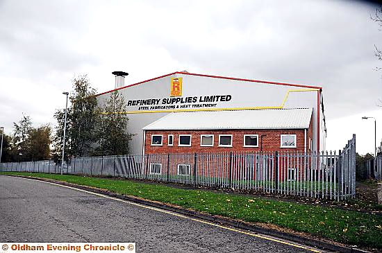 Refinery Supplies Ltd at Greengate Industrial Estate.