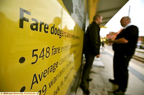 Metrolink and police clamp down on fare dodgers at King Street Metrolink stop