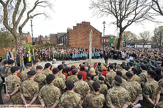THOUSANDS gathered to pay their tribute at Failsworth