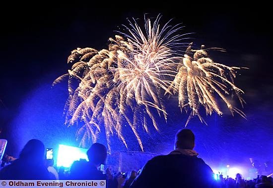 The switch-on accompanying fireworks display.