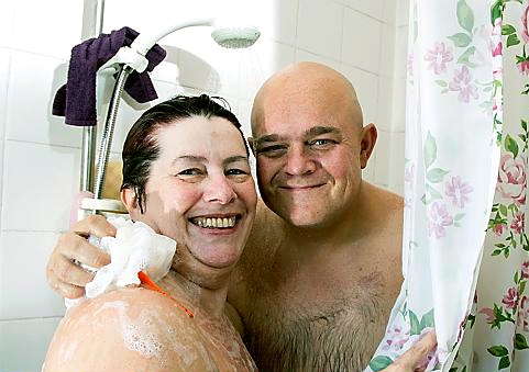 SAVING water . . . Sue and Wayne Hubbard SAVING water . . . Sue and Wayne Hubbard