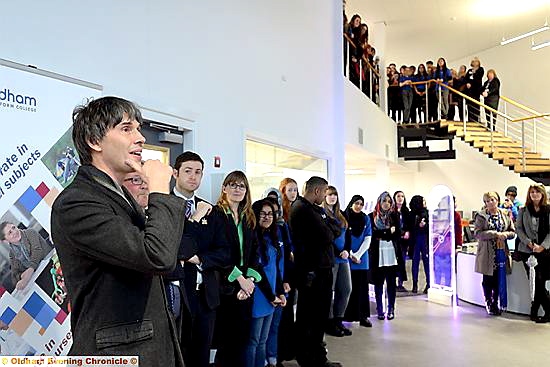 WOW . . . even the professor is in wonder of the college’s new extension