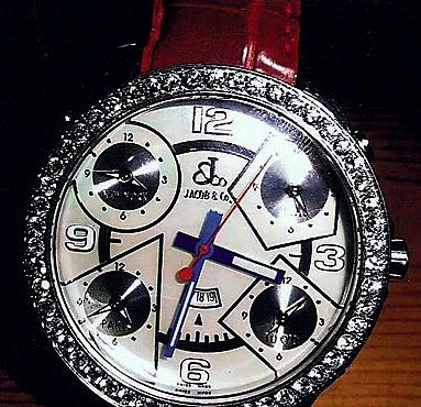 STOLEN . . . the Jacob & Co timepiece 
