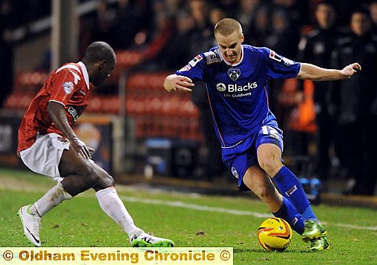 NEW ROLE . . . David Mellor is successfully adapting to life as a left-back for Athletic. NEW ROLE . . . David Mellor is successfully adapting to life as a left-back for Athletic.