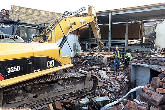 FAREWELL . . . Royton Assembly Hall has been demolished 
