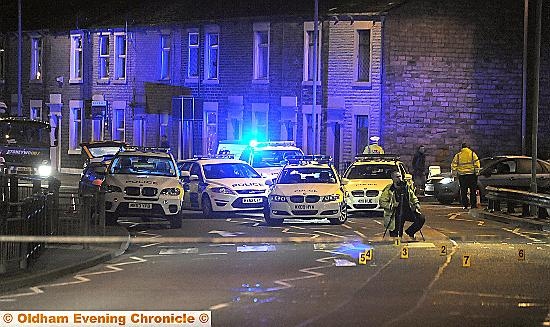 Scene of the accident at Linney Lane - Milnrow Road, Shaw, last year.