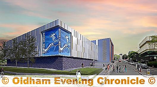 FUTURE vision...how the sports centre will look when its finished.     