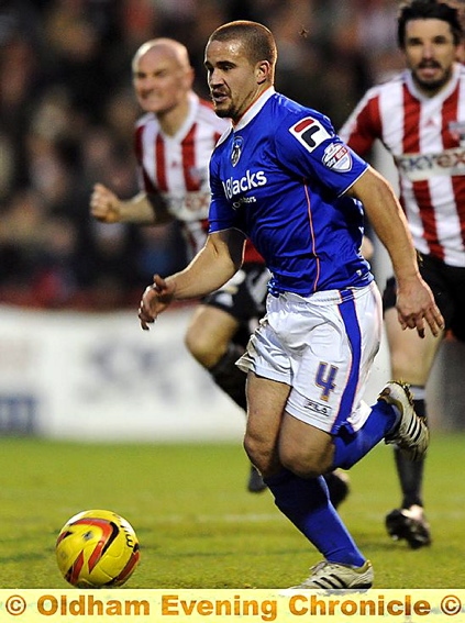 JAMES Wesolowski had to come off after hurting his knee against Bristol City last Saturday. 