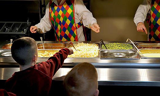 READY TO SERVE: the youngest children will get free school meals from September READY TO SERVE: the youngest children will get free school meals from September