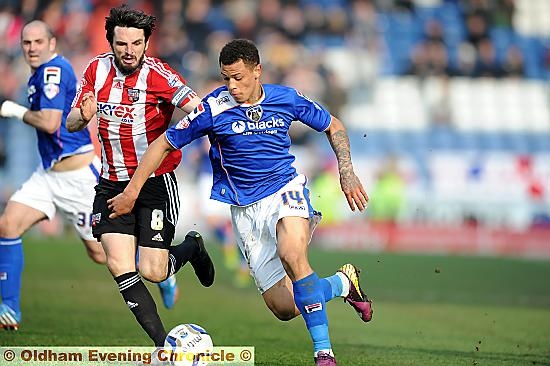 JONSON Clarke-Harris, who is likely to lead the Latics line tomorrow, scored in the 1-1 draw with Bradford in December. 
