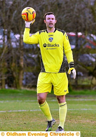 PAUL Rachubka made an excellent impression when he replaced Mark Oxley in goal. 
SIMON SMEDLEY 

