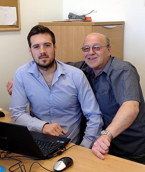 FAMILY business: Mick (right) and Michael Burke