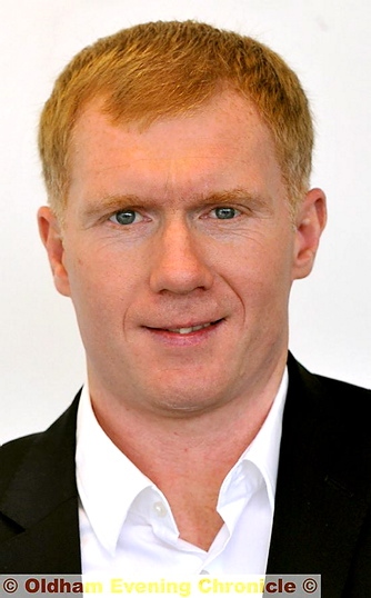 PAUL SCHOLES: impressed by Latics’ manager Johnson
